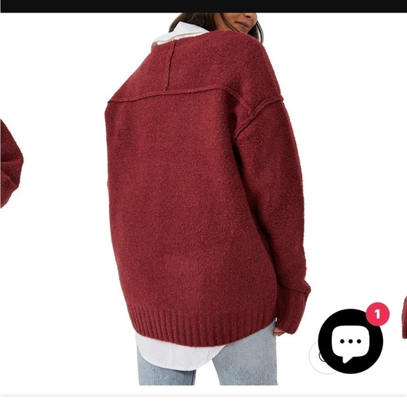 NWT Free People Care Eastwood Tunic Sweater - Picture 2 of 10